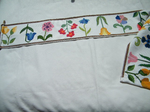 Kreuzstich stickbild blumen - kreuzstich,
