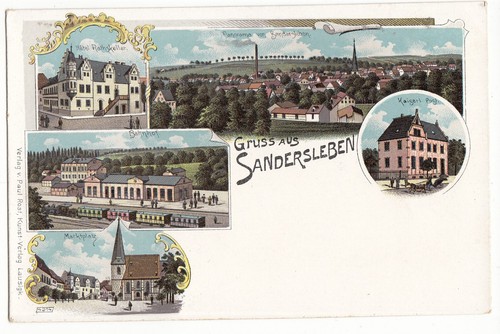 Litho gruss sandersleben - gruss,