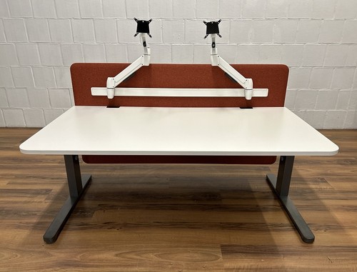 Haworth schreibtisch 160x80 - schreibtisch,
