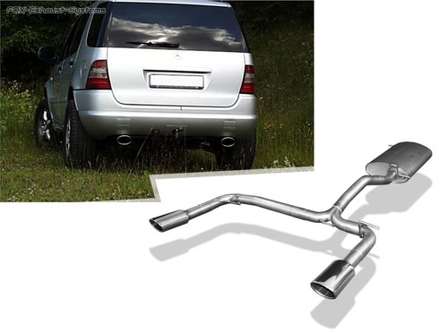 Duplex sportauspuff mercedes - ,
