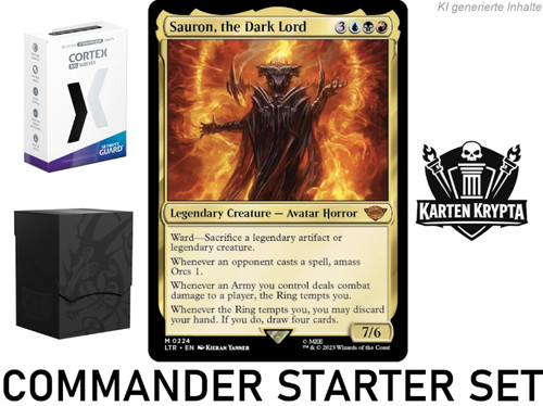 Mtg commander deck sauron - mtg,