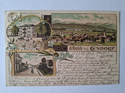 Endorf farb litho - endorf,, mit