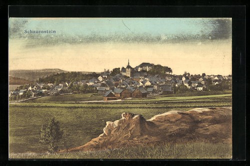 Ansichtskarte schauenstein - ansichtskarte,