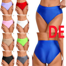 DE Damen Unterwäsche Seide Satin Knicker Glänzend Strings Stretch Trunks Cheeky