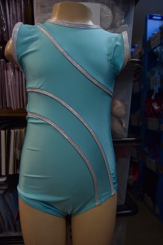 Aqua lycra silber - lycra,
