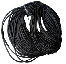 Kantenschutzprofil, schwarz PVC, Klemmbereich 0,5-1 mm.