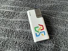 HYPER RAR ORIGINAL JETLITE JAPAN FEUERZEUG GAS FLACH WEIß MUSTER ULTRA SELTEN