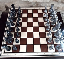 4 Kg Zinn Schachfiguren 