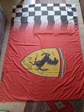 Ferrari - Formel Eins - Signierte Fahne - Schumacher - Prost - Alesi - Berger