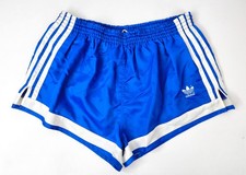 adidas shorts Glanz 80`s Nylon D7 (L)  Sporthose West Germany vintage sprinter