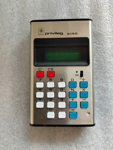 Privileg 815d taschenrechner - ,
