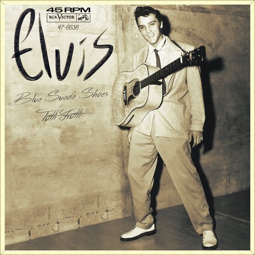Repro photo elvis presley blue - repro,