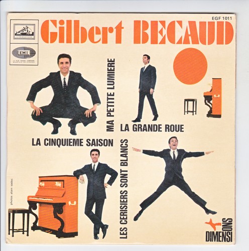 Gilbert becaud vinyl runden - becaud,