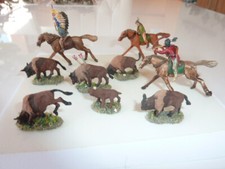 Indianer bei der Büffeljagd