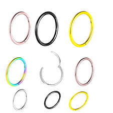 Septum Piercing Ring Clicker Ohrring Helix Universal Lippenring Segment Tragus