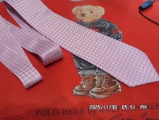 Burberry Vintage SELTENE frühe italienische Krawatte Heringsbne LUXUS SEIDE J...