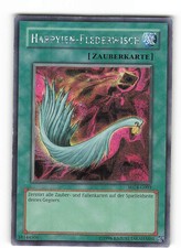 Yugioh HARPYIEN-FLEDERWISCH , wc4-g003 Prismatic Secret Rare deutsch Good 