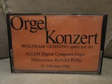 ALLEN Digital Computer Orgel - Konzert - DEMO Cassette 1986 (Mint!)