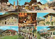 AK Mittenwald, Mehrbildkarte, Tracht, Gitarre, Geige, gel. 1967  (Nr. 1488)