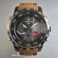 Martyn Line Herrenarmbanduhr Chronograph mit Kompass-Design