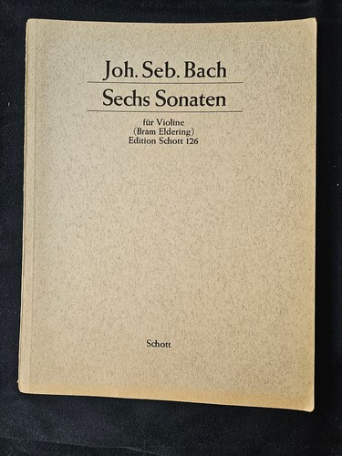 Violine bach sechs sonaten - sechs,