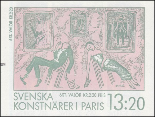 Markenheftchen 132 schwedische - markenheftchen,