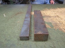 2 Flach-Stahl 37mm x 25mm + 25mm x 15mm 40CrMnMo 1.2311 NeuA