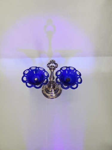 Glas saliere lot silber - saliere, 13