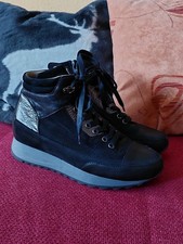 Chice CANDICE COOPER  Knöchel-Leder Sneaker Damen- Gr.37|Schwarz/Bronze|Neu