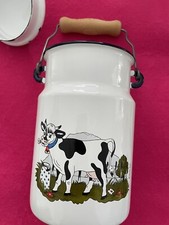 Milchkanne emailliert Münder