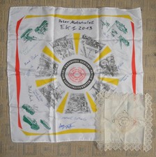 DDR NVA EK  Entlassungstuch mit Unterschriften  Major der Grenztruppen