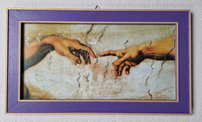 Bild Druck mit Glitzer in lila