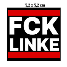 Fck linke premium aufkleber - fck,