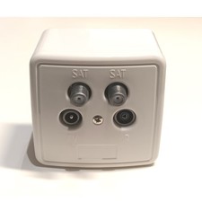 Sat antennendose twin digital - sat,