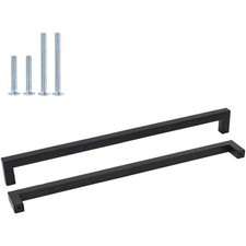 15 Stück Schrankgriff Schwarz