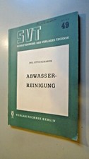 Abwasser-Reinigung, Öl und Fettabscheider, Schlammbehandlung, DDR 1952