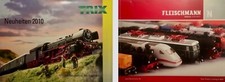 2 Sammlerkataloge / Modellbahnkataloge 2010, Fleischmann (FLM), Trix (MTX)