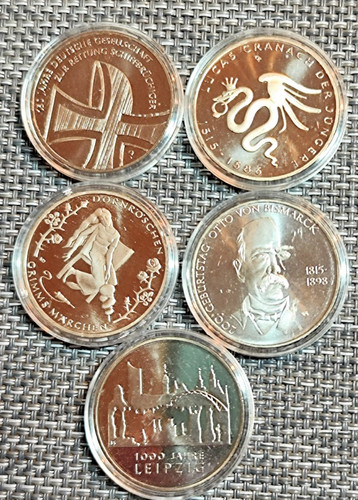 Euro gedenkmünzen2015 5 x - gedenkmünzen2015,,
