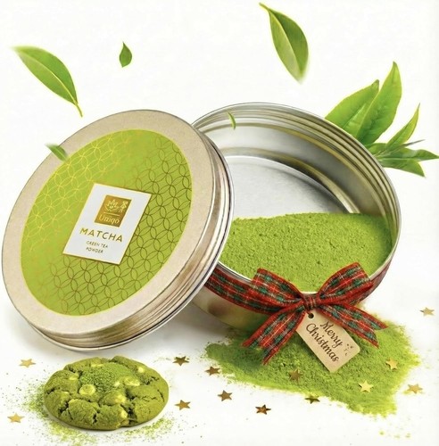 Matcha pulver aus - matcha, grüntee