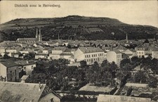 Ak Diekirch Luxemburg, Gesamtansicht mit Herrenberg - 4398868
