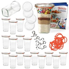 18er Set WECK Quentin Glas