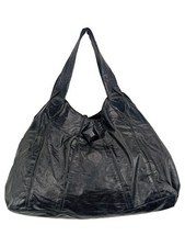 JOOP! Damen Shopper Schwarze Leder Handtasche Casual