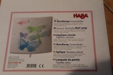 Haba Wandlampe Sommerfalter mit Leuchtmittel neu