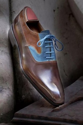 Handmade men blue and brown - men,