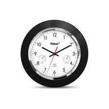 Funk-Wanduhr - schwarz -  Ø