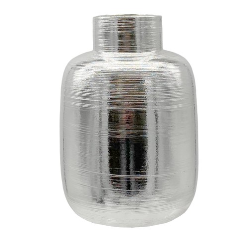 Keramik vase silber - keramik, 19,5