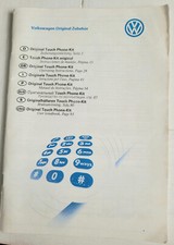 Original Anleitung für VW Touch Phone Kit