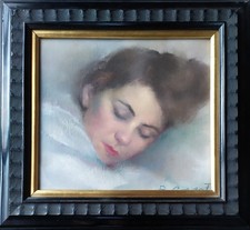 Original Antique Pastel