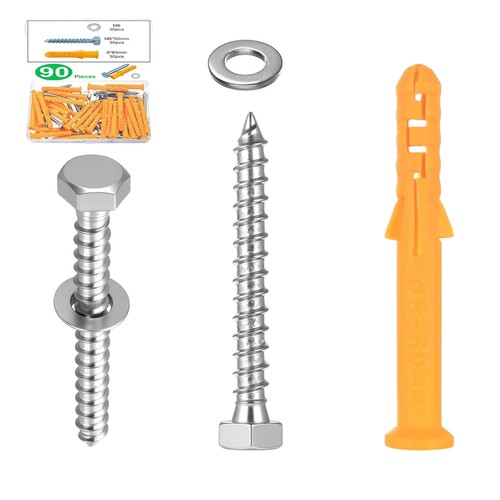 Schwerlastdübel schrauben set - schrauben,