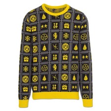 Borussia Dortmund Weihnachtspullover Kinder BVB Pullover Weihnachten Gr. 140
